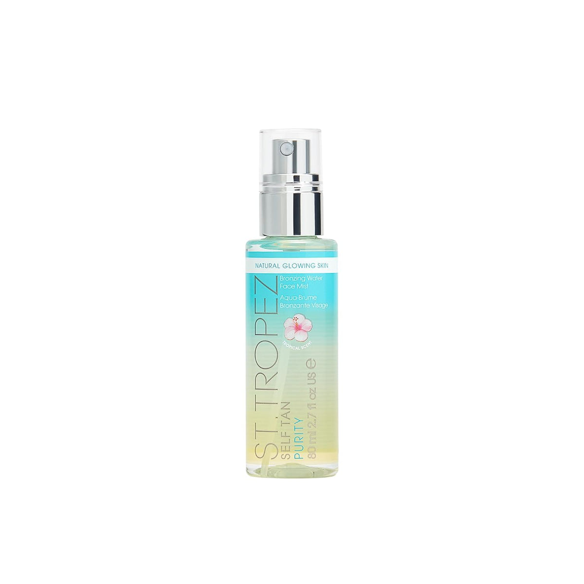 St. Tropez Self Tan Purity Face Mist, Natural Sunkissed Glow Face Tan with Hyaluronic Acid & Antioxidants, Vegan, Natural & Cruelty Free Face Care, 2.7 Fl Oz