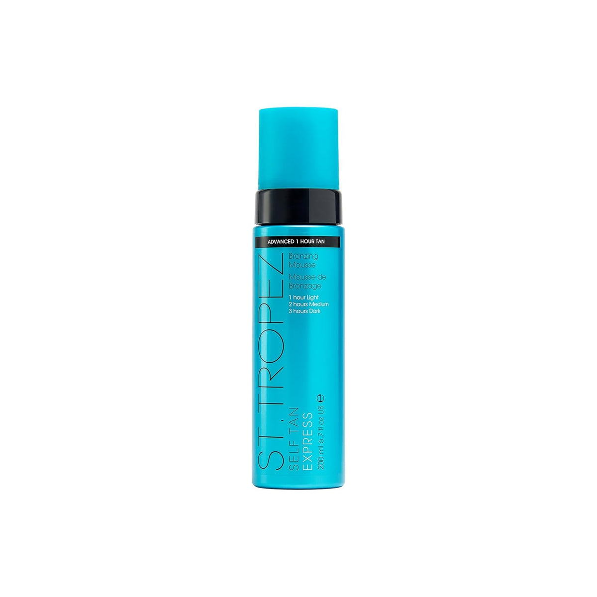 St.Tropez Light/Medium/Dark 1-3 hr Express Mousse for a Streak-Free, Natural Sunless Tan with Fast Application and Flawless Results, Cruelty-Free & Vegan, 6.7 fl oz